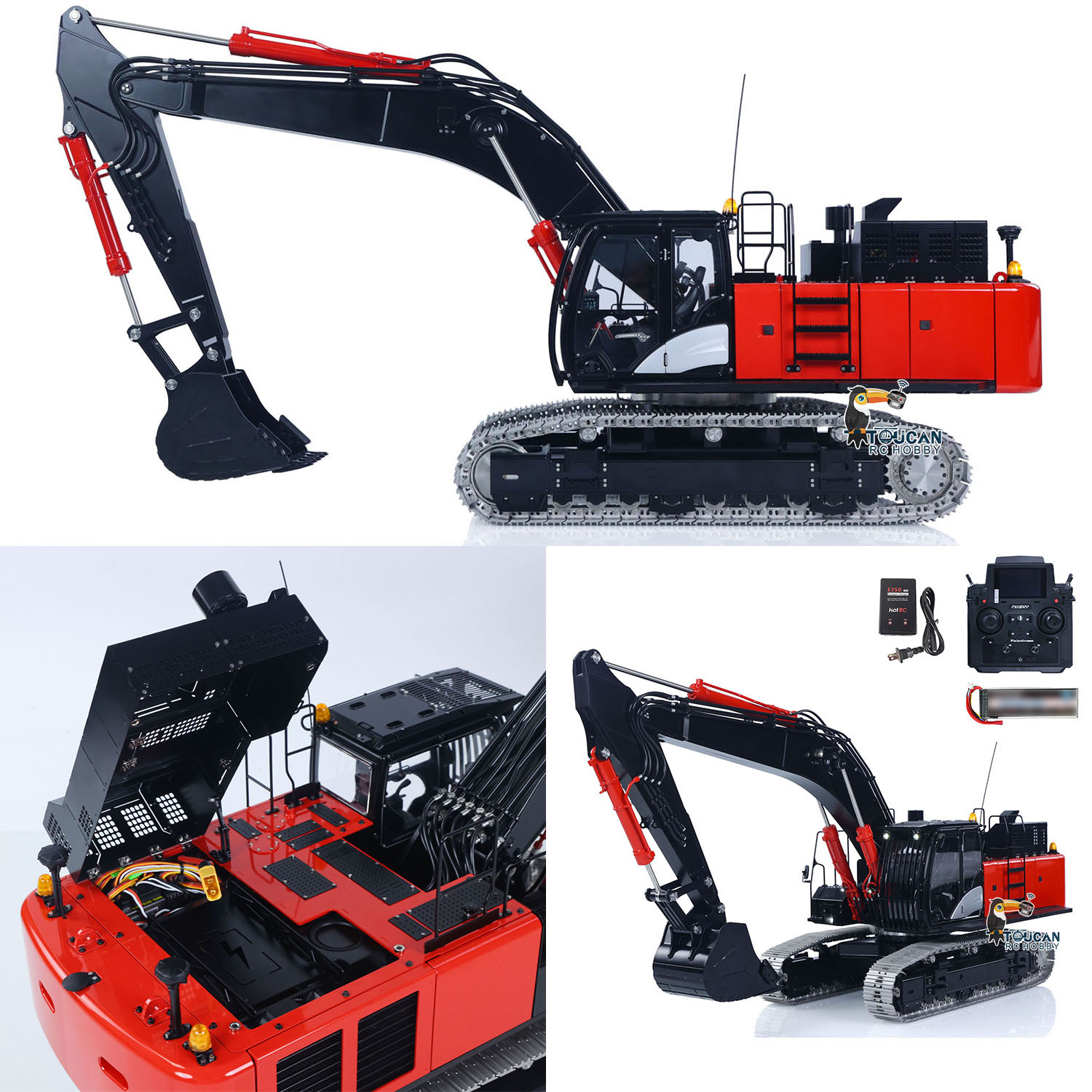 RTR Aoue ZX490 1/14 LESU TOUCA – Rc Excavator Hobby recenzja i cena