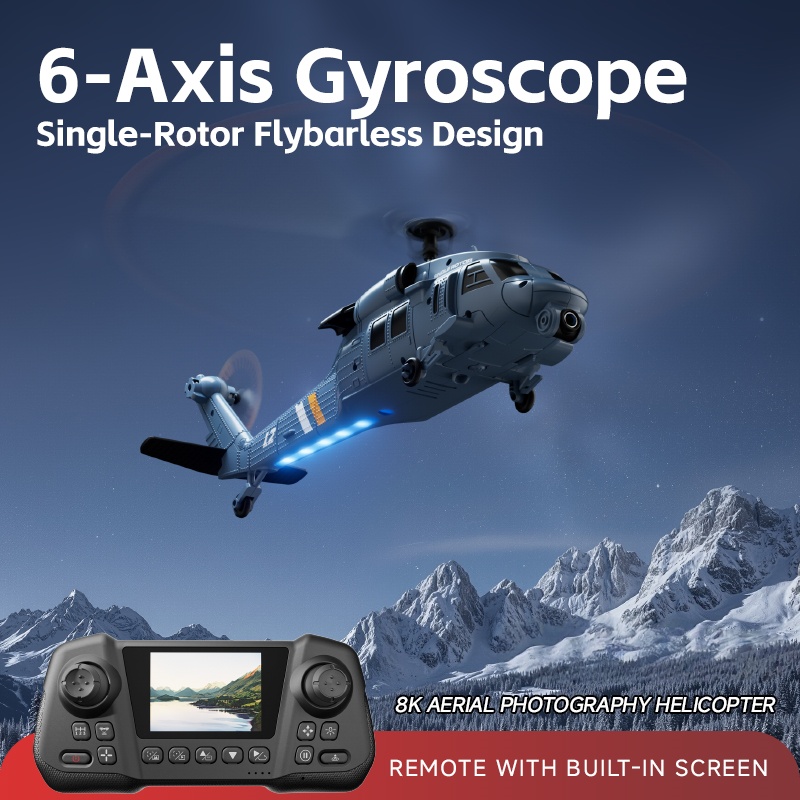 Helikopter RC 8K Flybarless z  – Gyroscope Rc Module recenzja i cena