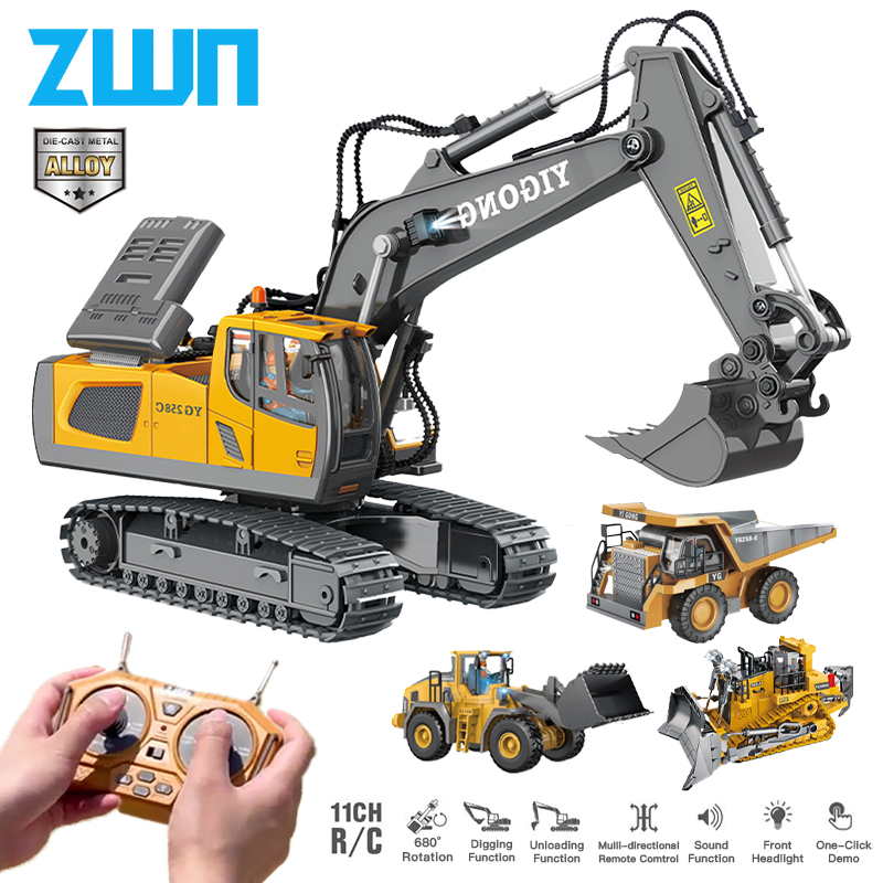 ZWN 2.4G zdalnie sterowana kop – Rc Excavator Hobby recenzja i cena