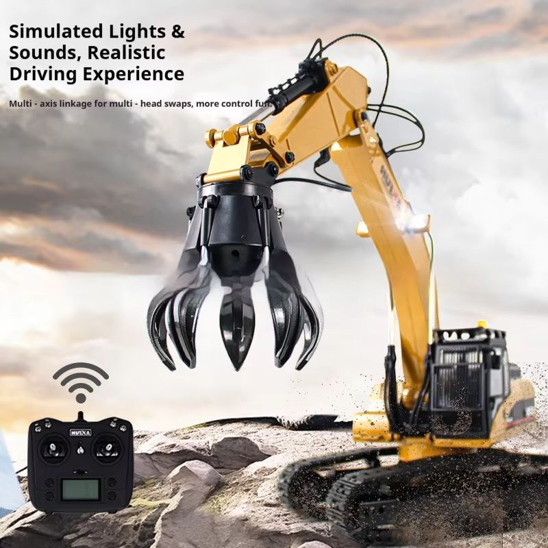 Huina Upgrade 1590 1/14 Metalo – Rc Excavator Hobby recenzja i cena