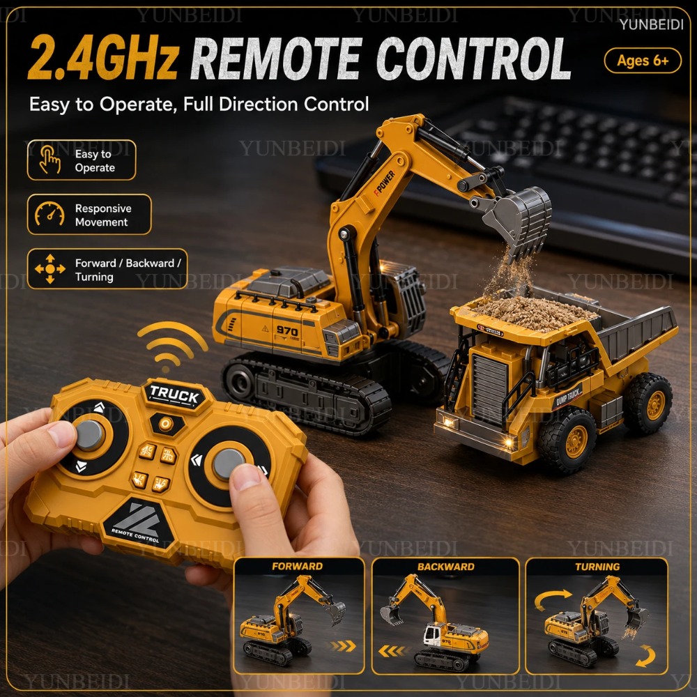 Zdalnie sterowany mini samochó – Rc Excavator Hobby recenzja i cena